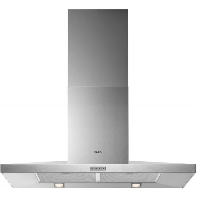 AEG X69163MK1 Low-profile Pyramid-style 90cm Chimney Cooker Hood Stainless Steel