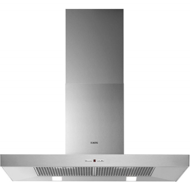 AEG X69264MD1 Low-profile Pyramid-style 90cm Chimney Cooker Hood Stainless Steel
