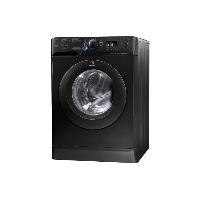 Indesit XWA81252XK 8kg 1200rpm Freestanding Washing Machine Black