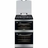 GRADE A2 - Light cosmetic damage - Zanussi ZCG43200XA Stainless Steel 55cm Double Oven Gas Cooker