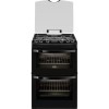 Zanussi ZCG63200BA 60cm Double Oven Gas Cooker - Black