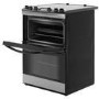 Zanussi ZCI68300BA Black 60cm Double Oven Electric Cooker With Induction Hob