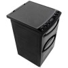 Zanussi ZCV48300BA 55cm Double Oven Electric Cooker With Ceramic Hob - Black