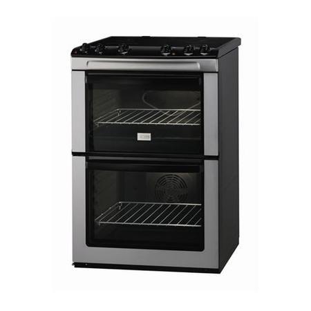 Zanussi ZCV661MXC 60cm Electric Cooker With Ceramic Hob And True Fan Oven - Stainless Steel