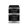 GRADE A2 - Zanussi ZCV68300XA Stainless Steel 60cm Double Oven Electric Cooker With Ceramic Hob