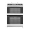Zanussi ZCV68310XA 60cm Electric Double Oven Cooker With Ceramic Hob Stainless Steel