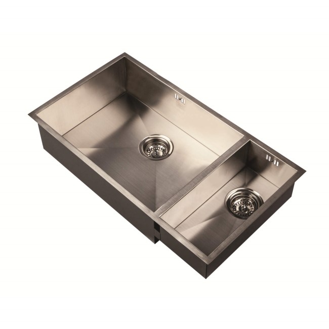1810 Sink Company 1.5 Bowl Stainless Steel Chrome Inset Kitchen Sink