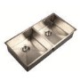 1810 Sink Company ZD/4040/U15/S/084 ZENDUO15 400/400U 2.0 Bowl Undermount Stainless Steel Sink