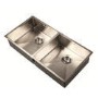 1810 Sink Company ZD/4040/U15/S/084 ZENDUO15 400/400U 2.0 Bowl Undermount Stainless Steel Sink