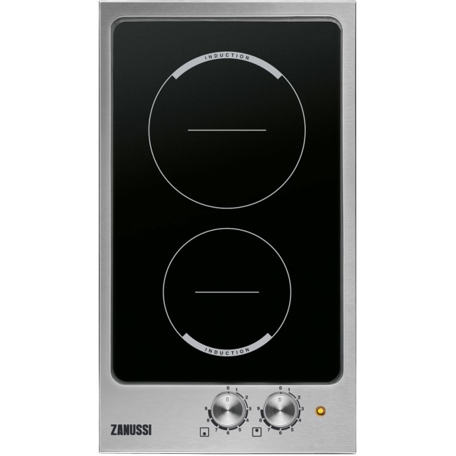 Zanussi ZEI3921IBS 30cm Domino Induction Hob - Stainless Steel Frame