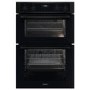Refurbished Zanussi Series 20 ZKCNA4K1 60cm Double Built In Electric Oven with Catalytic Cleaning Black