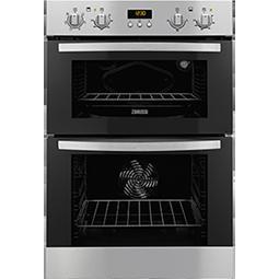 GRADE A2 - Zanussi ZOD35511XK Electric Built-in Multifunction Double Oven Stainless Steel