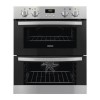 GRADE A1 - Zanussi ZOE35511XK Stainless Steel Electric Built-under Multifunction Double Oven