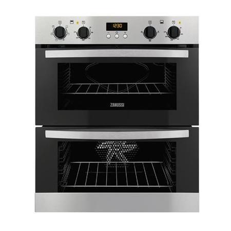 Zanussi ZOF35517XA Multifunction Electric Built-under Double Oven With Catalytic Liners Stainless Steel