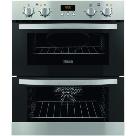 Zanussi ZOF35561XK Electric Built-under Double Oven In Stainless Steel