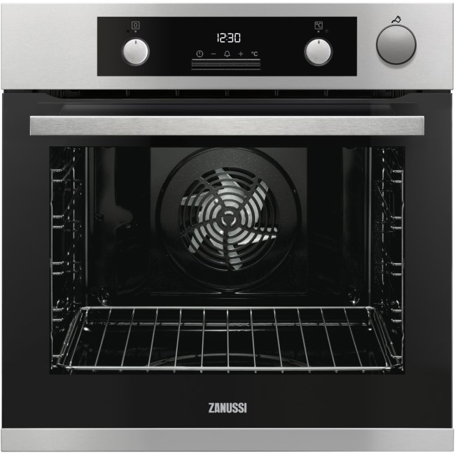 Zanussi ZOS37972XK Single Steam Oven With Programmable Timer - Stainless Steel
