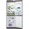 Zanussi ZRB33104XA Free-Standing Fridge Freezer in Grey+Stainless Steel Door with Antifingerprint
