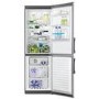 Zanussi ZRB34426XA 185x60cm Frost Free Freestanding Fridge Freezer Grey With Anti-fingerprint Stainless Steel Doors