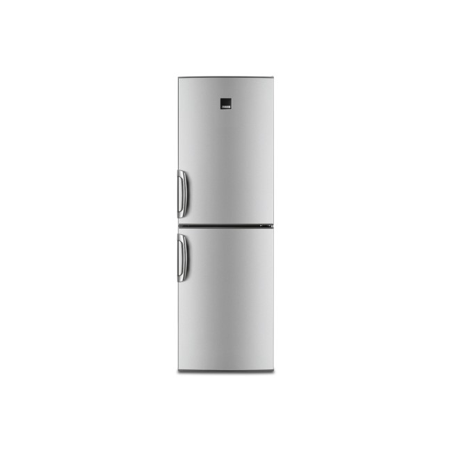 Zanussi ZRB35426XA 185x60cm Freestanding Fridge Freezer Grey With Anti-fingerprint Stainless Steel Doors