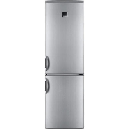 Zanussi ZRB38426XA 201x60cm Freestanding Fridge Freezer Grey With Anti-fingerprint Stainless Steel Doors