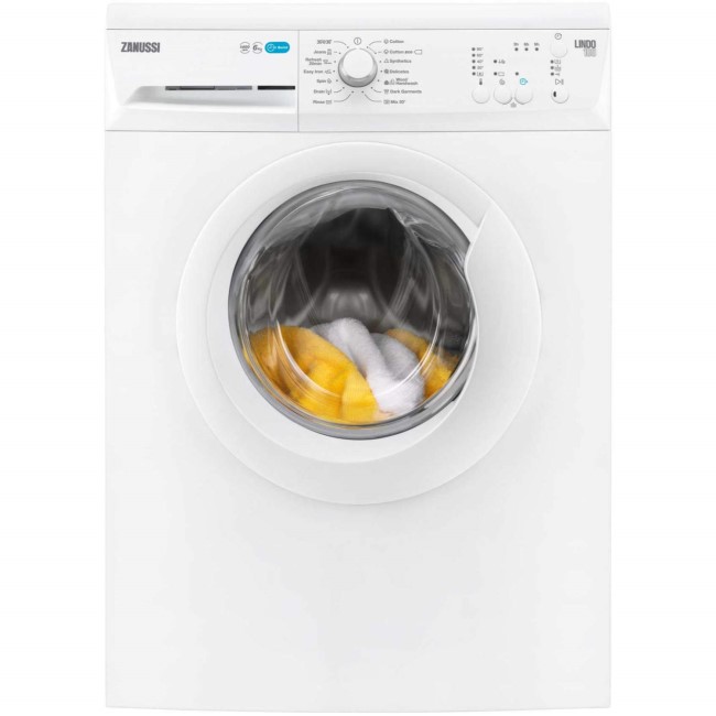 Zanussi ZWF61400W LINDO100 6kg 1400rpm Freestanding Washing Machine White