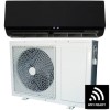 GRADE A2 - 12000 BTU Black Smart Wall Mounted Split Air Conditioner with Heat Pump 5 meters pipe kit and 5 years warranty