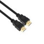 Refurbished BID 2m HDMI 2.0 Cable - Full Copper - Gold Contacts - Black Plastic