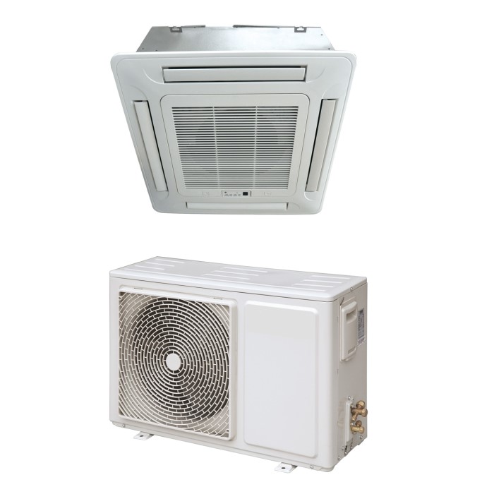 18000 BTU Compact Ceiling Cassette Air Conditioner 5kW with Heat Pump eiQCRFC18K Appliances