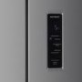electriQ 466 Litre Four Door American Fridge Freezer - Stainless Steel