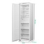 electriQ 212 Litre Integrated In Column Freezer - Frost Free