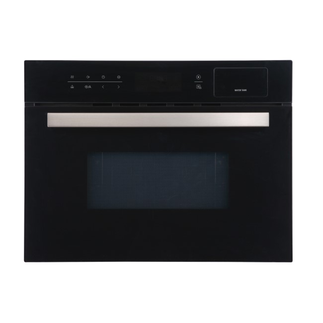 GRADE A1 - electriQ Built-in 34 litre Combination Steam Microwave Oven with onsite warranty