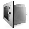 GRADE A2 - electriQ Built-in 17L Cupboard Fit Microwave Oven