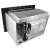 GRADE A1 - electriQ Stainless Steel 25L Built-in 900W Microwave Oven With Grill 