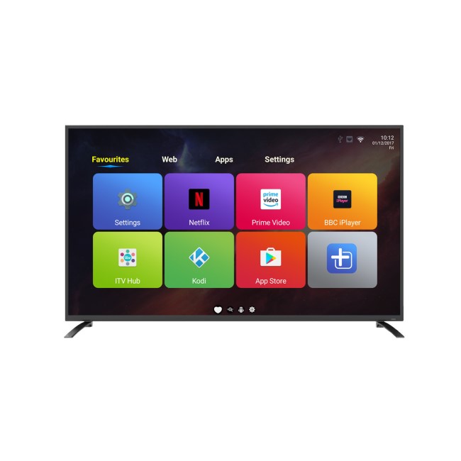 Ex Display - Ex Display - electriQ 65" 4K Ultra HD LED Android Smart TV with Freeview HD