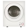electriQ 2.5kg &amp; Wall Mountable Vented Tumble Dryer - White