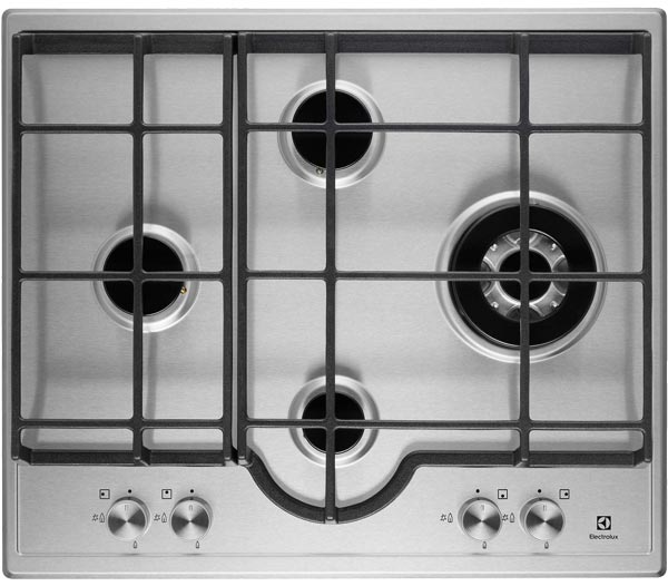 Electrolux EGH6343LOX four burner gas hob