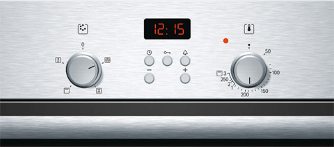 Bosch HBN331E4B multifunction oven and programmable timer