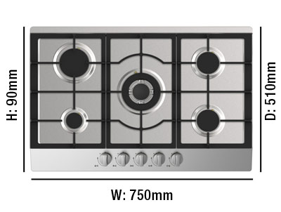 IQGH75S front view