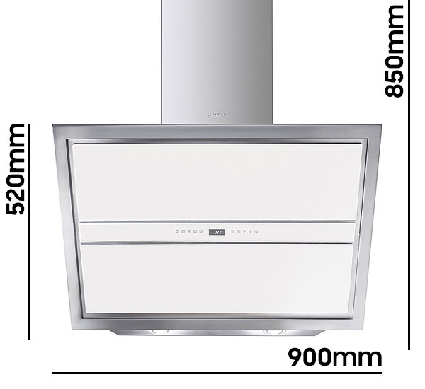 Smeg chimney cooker hood