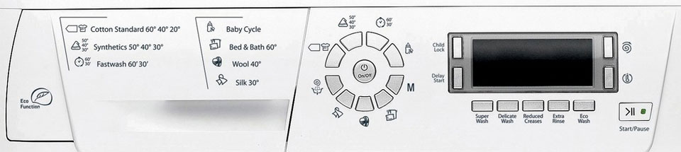 Hotpoint My Cycle, 12 washing programmes