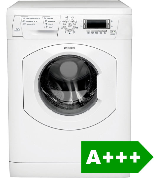 Hotpoint WMAO743P 7kg washing machine with A+++ energy efficiency rating