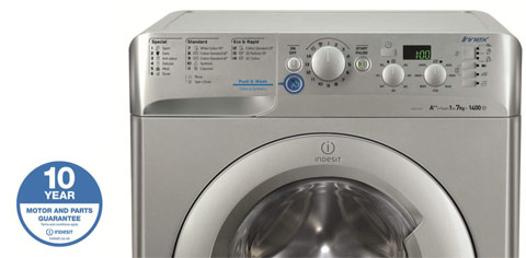 Indesit Innex XWD71452S Push & Wash, Water Balance