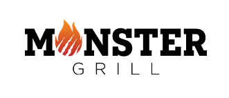 Monster grill BBQ brand logo.