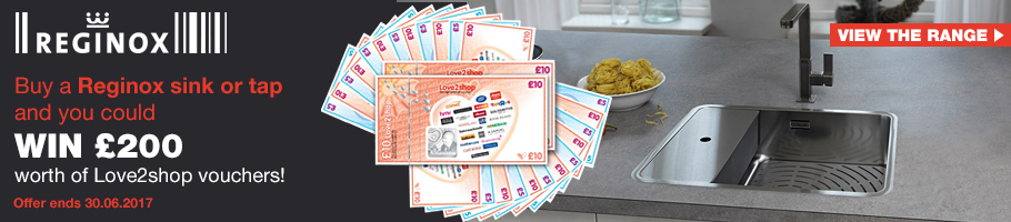 Reginox Sink and Tap Love2shop Vouchers