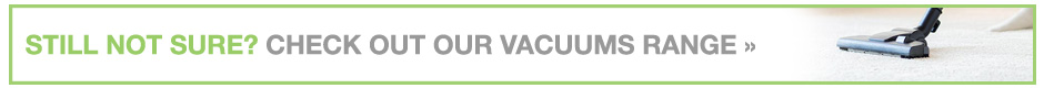 full vacuum cleaner range banner