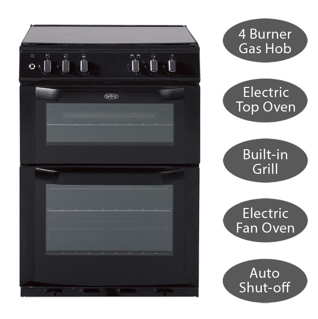 Belling Dual Fuel Double Oven Cooker