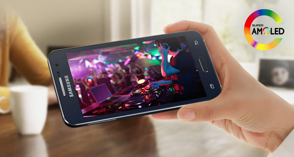 Samsung Galaxy A3 Super Amoled display