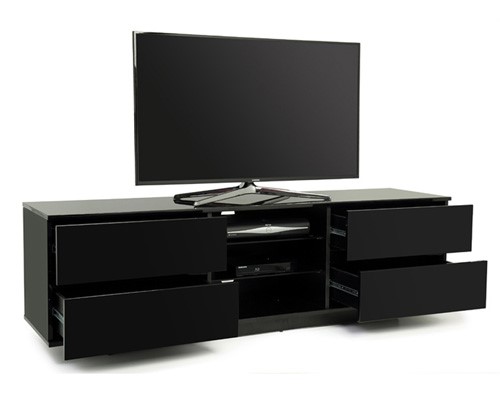 Avitus black TV cabinet