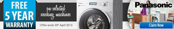 Panasonic 5 year laundry warranty