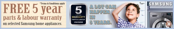 Samsung 5 Year Warranty